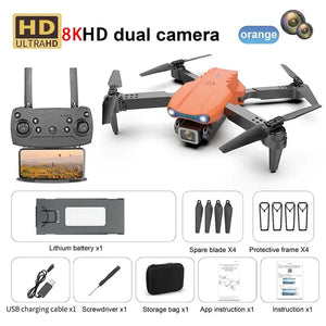 Nouveau E99 PRO Drones GPS Profesional 8K avec caméra HD FPV 5G Wifi Brushless Moteur Pliable RC Quadricoptère Évitement d’obstacles Dron