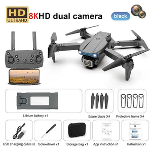 Nouveau E99 PRO Drones GPS Profesional 8K avec caméra HD FPV 5G Wifi Brushless Moteur Pliable RC Quadricoptère Évitement d’obstacles Dron