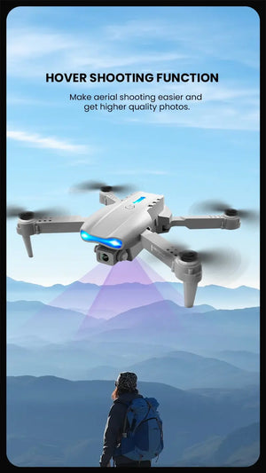 Nouveau E99 PRO Drones GPS Profesional 8K avec caméra HD FPV 5G Wifi Brushless Moteur Pliable RC Quadricoptère Évitement d’obstacles Dron