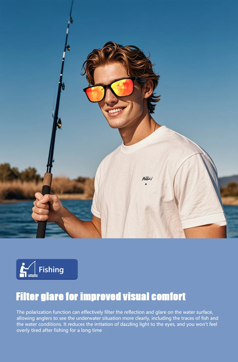 Lunettes intelligentes magnétiques : Lunettes de soleil polarisées filtrant la lumière bleue Lentilles 2 en 1 Audio Micro et haut-parleurs intégrés Assistant tactile et vocal