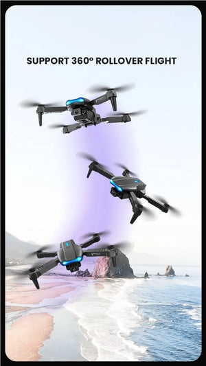 Nouveau E99 PRO Drones GPS Profesional 8K avec caméra HD FPV 5G Wifi Brushless Moteur Pliable RC Quadricoptère Évitement d’obstacles Dron