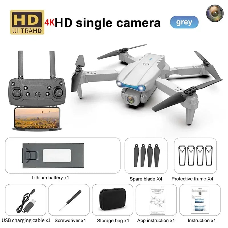Nouveau E99 PRO Drones GPS Profesional 8K avec caméra HD FPV 5G Wifi Brushless Moteur Pliable RC Quadricoptère Évitement d’obstacles Dron