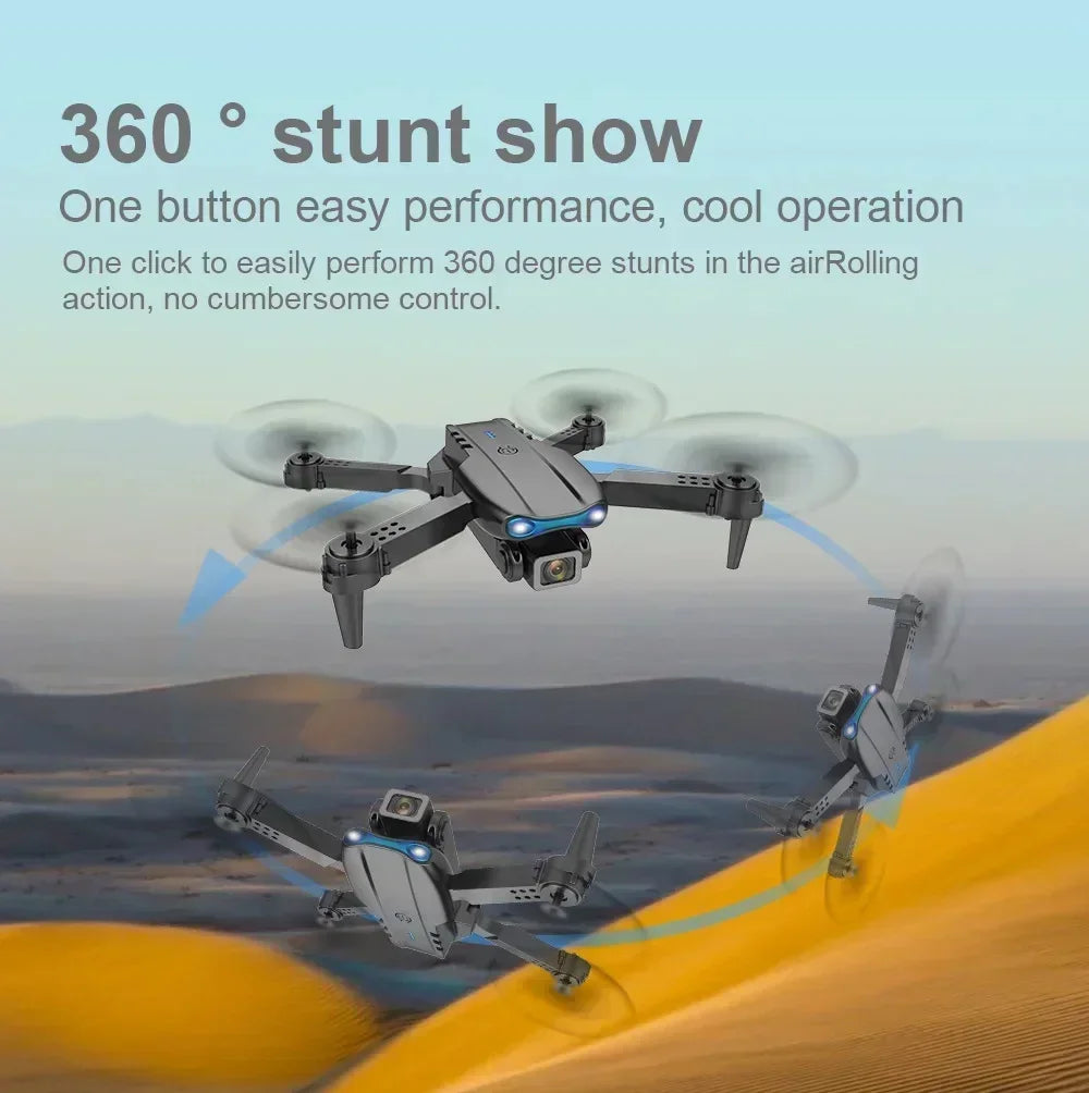 Nouveau E99 PRO Drones GPS Profesional 8K avec caméra HD FPV 5G Wifi Brushless Moteur Pliable RC Quadricoptère Évitement d’obstacles Dron