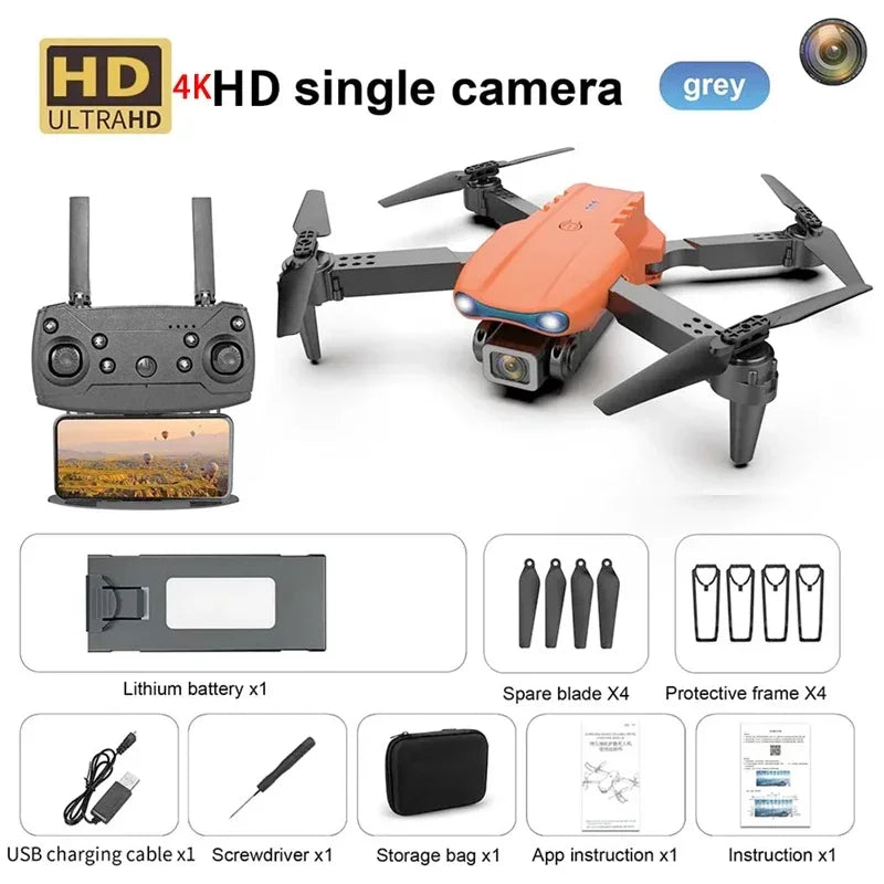 Nouveau E99 PRO Drones GPS Profesional 8K avec caméra HD FPV 5G Wifi Brushless Moteur Pliable RC Quadricoptère Évitement d’obstacles Dron