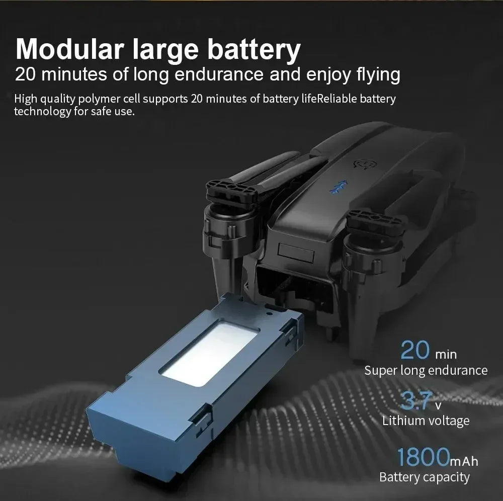 Nouveau E99 PRO Drones GPS Profesional 8K avec caméra HD FPV 5G Wifi Brushless Moteur Pliable RC Quadricoptère Évitement d’obstacles Dron